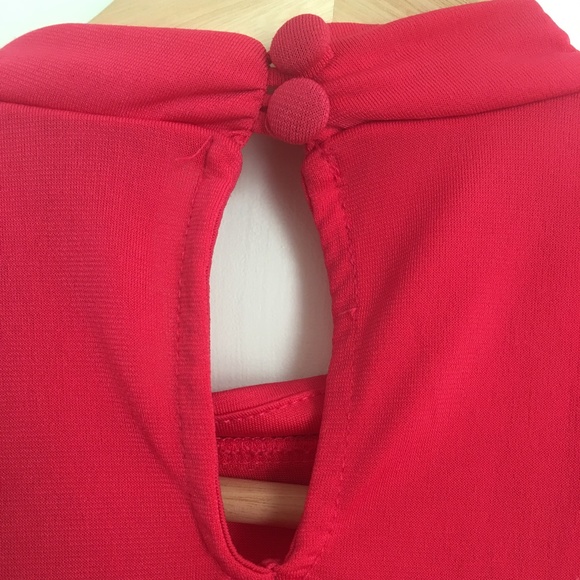 GRAYSON RED SLEEVELESS BLOUSE S - Picture 4 of 5